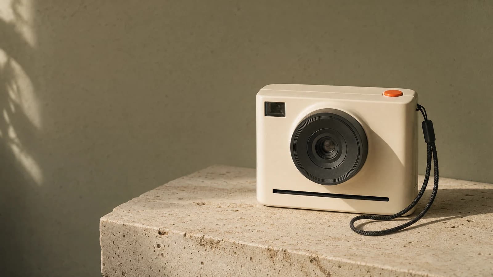 The original ivory FRAME camera in afternoon light